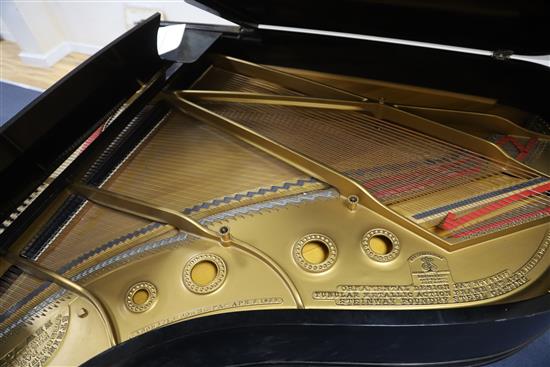 The Property of Dame Kiri Te Kanawa: Steinway and Sons, New York. An ebonised cased boudoir grand piano and stool, Serial number 90263,